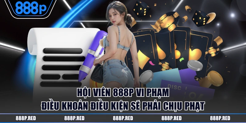 Hội viên 888P vi phạm điều khoản điều kiện sẽ phải chịu phạt
