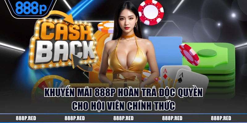 Khuyến mãi 888P hoàn trả độc quyền cho hội viên chính thức