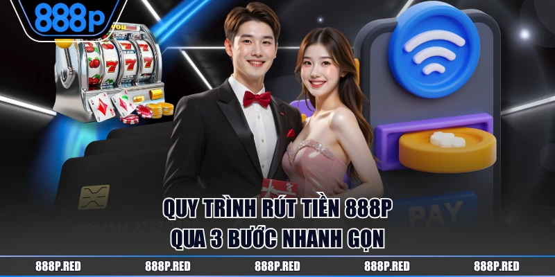 Quy trình rút tiền 888P qua 3 bước nhanh gọn